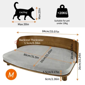 Unique Elevated Pet Sofa for Puppy Kitty