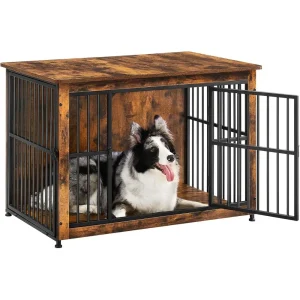 , XL Pet Wood Kennel for Large and Medium Dogs